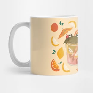 The Happy Frog in the Lemonade Mug